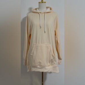 Women's Yellow Fleece Hoodie Size Medium